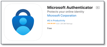 Download MS Authenticator for Apple Devices