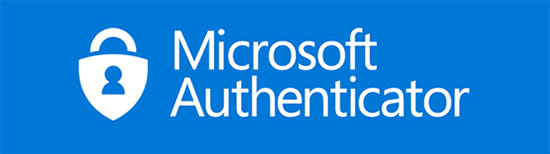Microsoft Authenticator with logo